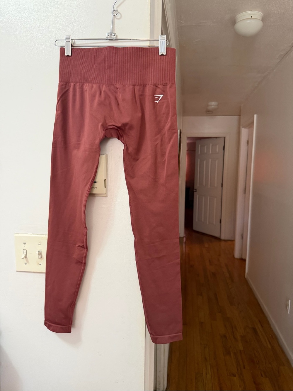 Gymshark Kids High-Waist Leggings in Rosewood